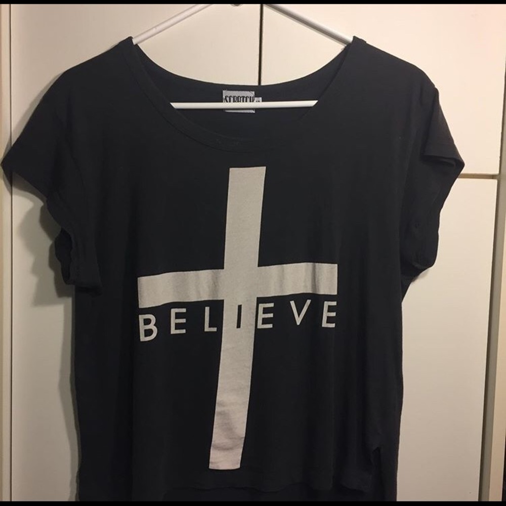 Cross crop top